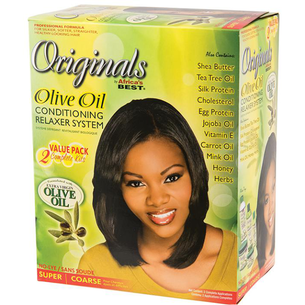 OLIVE OIL TWIN PACK RELAXER KIT SUPER/COARSE
