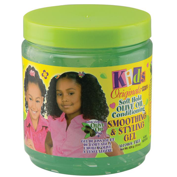 KIDS OLIVE OIL SMOOTHING & STYLING GEL 15oz
