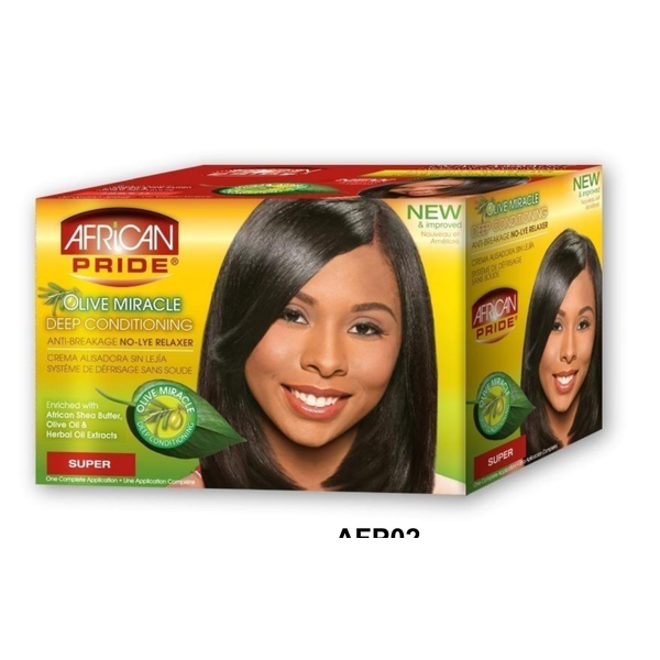 AFRICAN PRIDE RELAXER KIT - SUPER STRENGTH