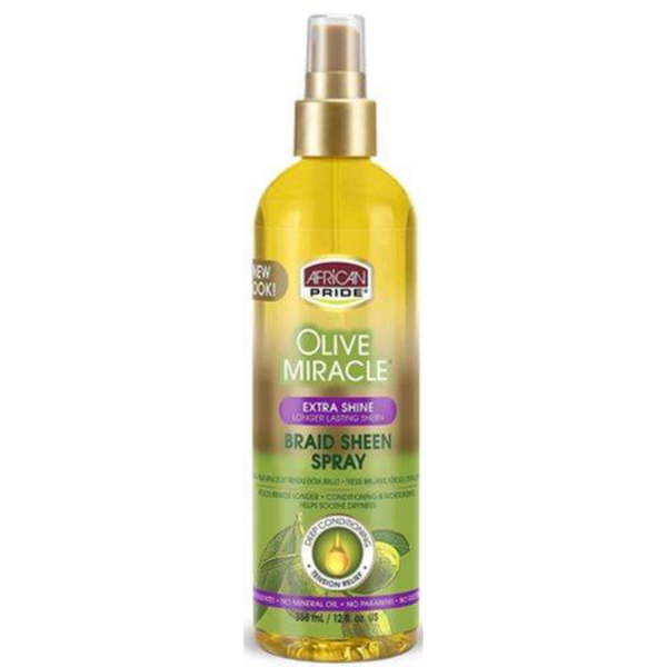 Braid Sheen Spray Extra Shine 12oz