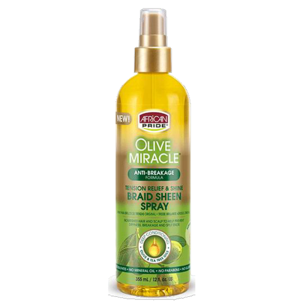 Olive Braid Sheen Spray 12oz
