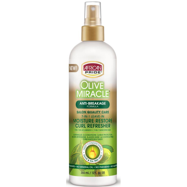 Olive 7 IN 1 MOISTURE RESTORE CURL REFRESHER SPRAY 12oz