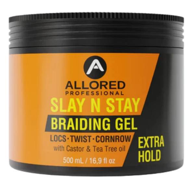 SLAY N STAY BRAIDING GEL ORANGE 500g