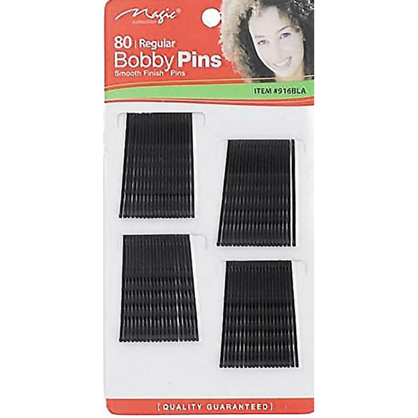 80pcs REGULAR BOBBY PINS