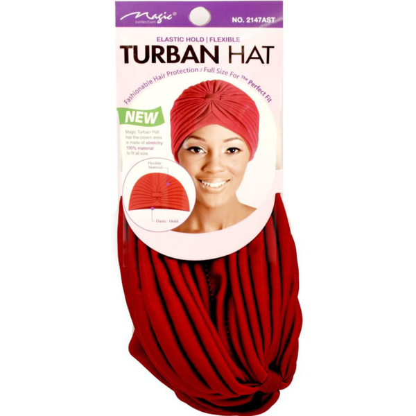 MAGIC TURBAN HAT ASSORTED (1X12pcs PACK)