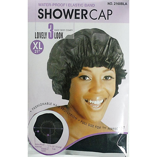 MAGIC WATER-PROOF SHOWER CAP (1X12pcs PACK )