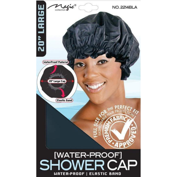 MAGIC WATER-PROOF SHOWER CAP (1X12pcs PACK)