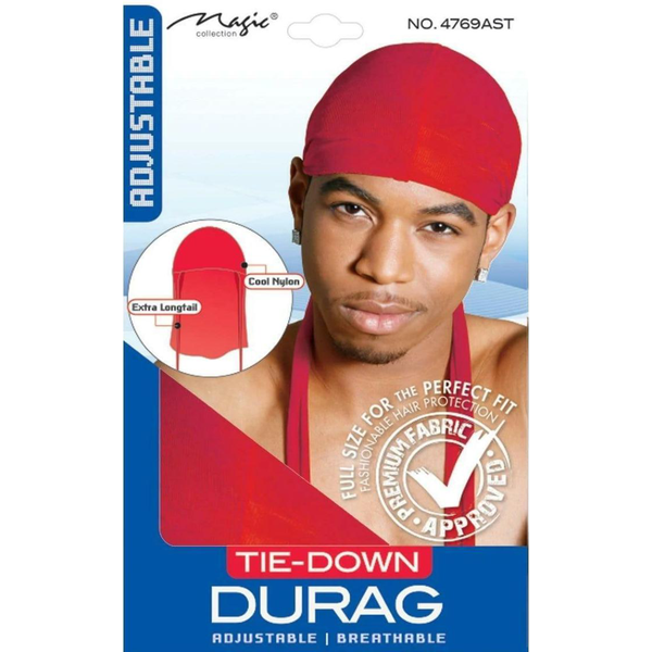 TIE-DOWN DURAG ASSORTED (1X12pcs PACK)