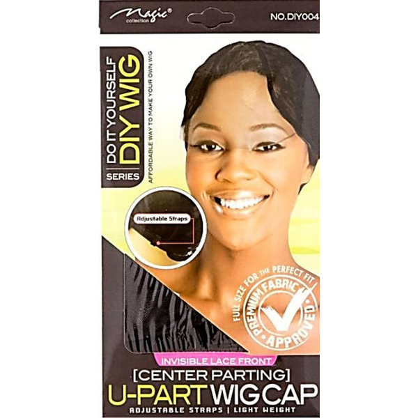 CENTER-PARTING U-PART WIGCAP (1X12pcs PACK)