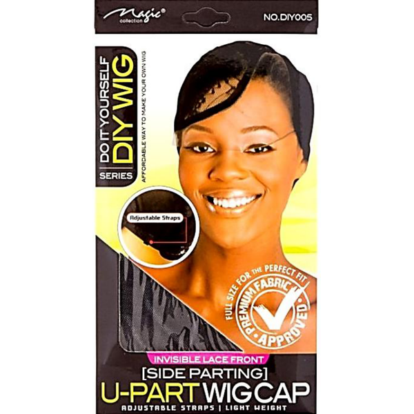 SIDE-PARTING U-PART WIGCAP (1X12pcs PACK)