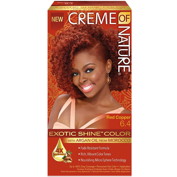 Argan Oil Exotic Shine Color Red Copper 6.4