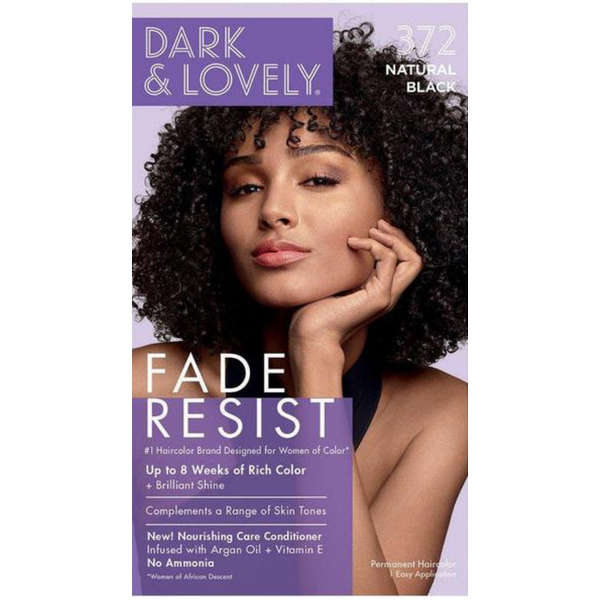 Hair dye 372 Natural Black