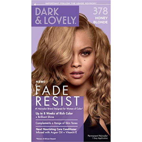 Hair dye 378 Honey Blonde