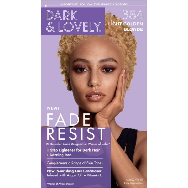 Hair dye 384 Light Golden Blonde