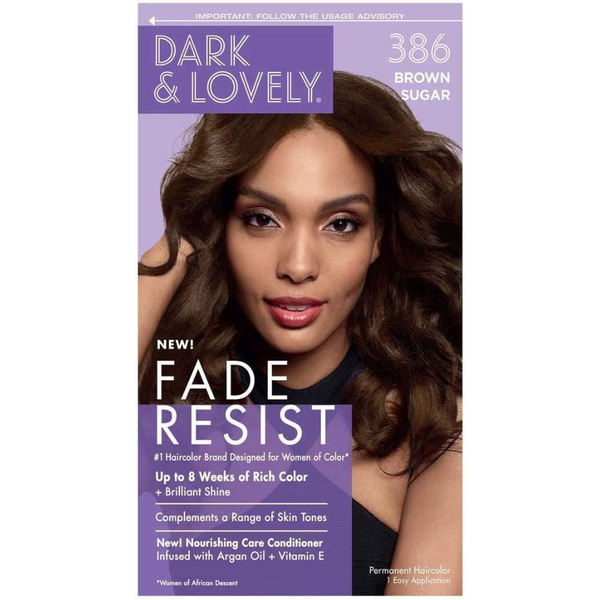 Hair dye 386 Brown Sugar