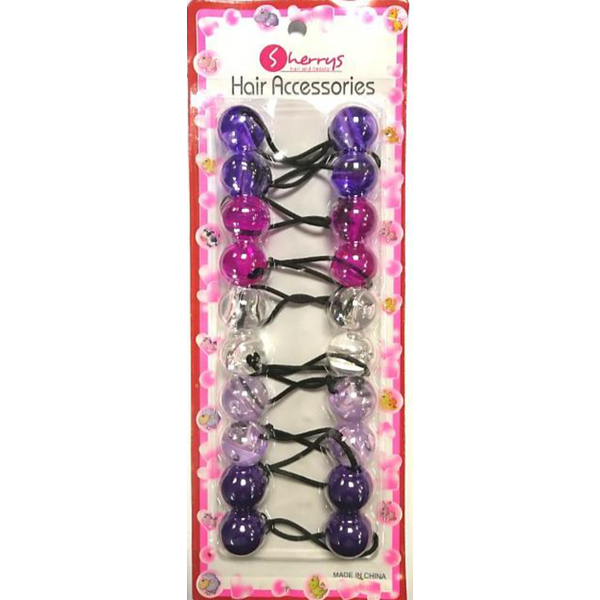 CLEAR PURPLE MIX SOLD AS BOX OF (1X24pcs)