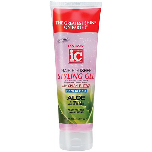 HAIR POLISHER STYLING GEL HARD TO HOLD 8.7oz