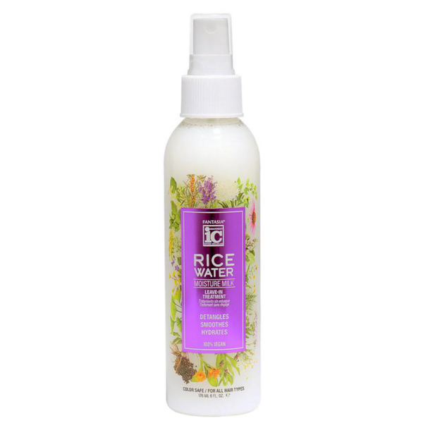 RICE OIL MOISTURE MILK LEAVE IN TREAMENT