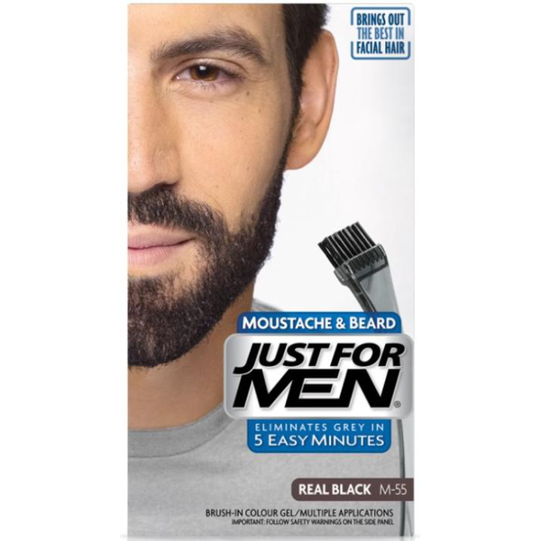 Mustache & Beard Real Black