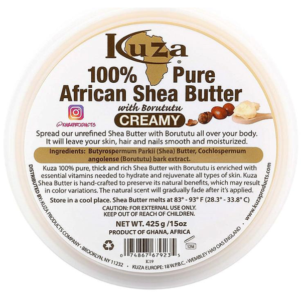 SHEA BUTTER WHITE CREAMY 15oz