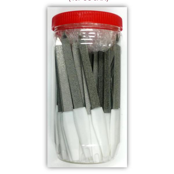 NF48J NAIL FILE NICKLE 5INCH (48PCS JAR)