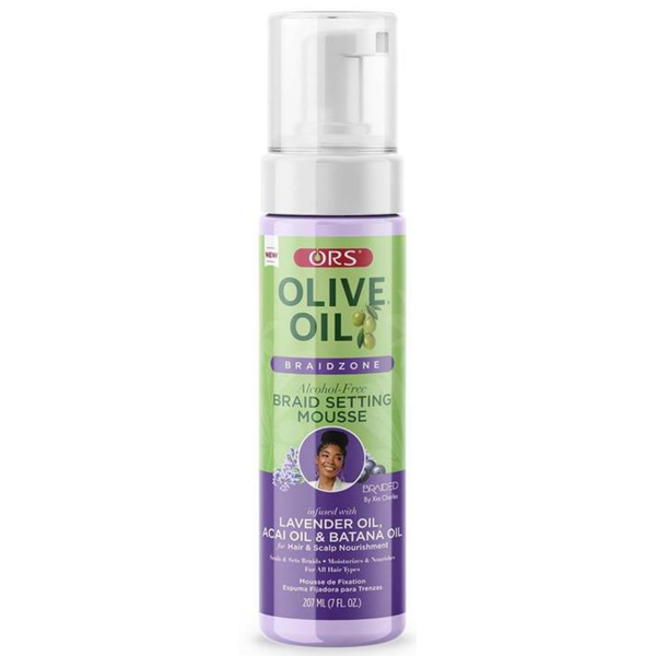 BRAID SETTING MOUSSE LAVENDER,ACAI, BATANA 207ml