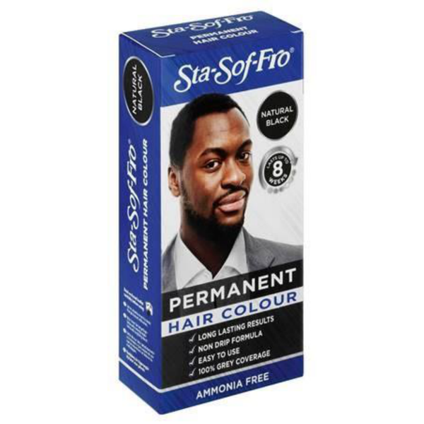MENS NATURAL BLACK HAIR COLOUR
