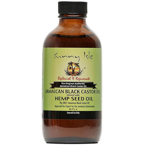 HEMP SEED BLACK CASTOR OIL 4oz