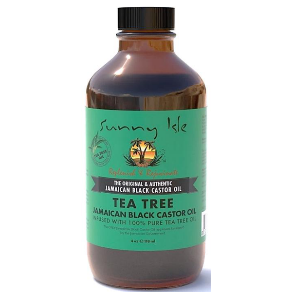 BLACK CASTOR OIL TEA TREE OIL 4oz